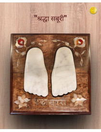 Charan Paduka Divine Sai Feet Marble Art