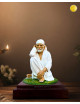 Handcrafted Shri Sai Baba Resin Idol – Shraddha Saburi Spiritual Décor