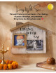 Living With Sai Wooden Wall Frame | Spiritual Sai Baba Wall Hanging Decor