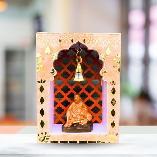 Handcrafted Shirdi Sai Baba Temple with Bell