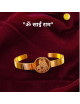 Shirdi Sai Baba Gold-Plated Stainless Steel Kada | Free Size Devotional Bracelet