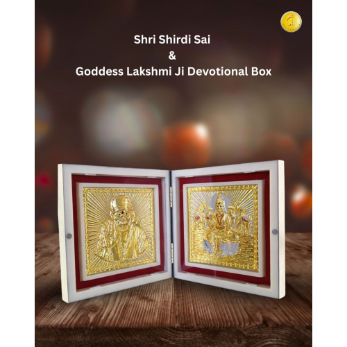 Shri Shirdi Sai And Goddess Lakshmi Ji Devotional Box