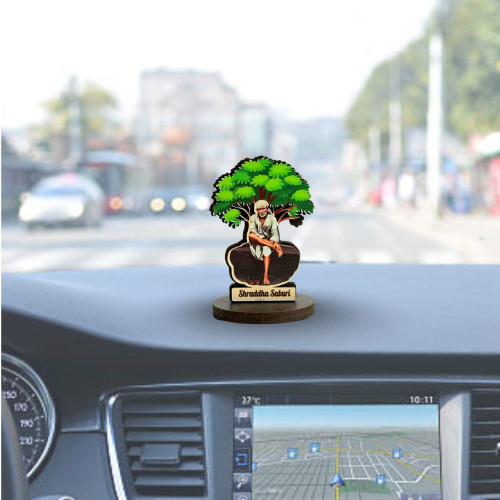 Shraddha Saburi – Sai Baba Car Dashboard Frame