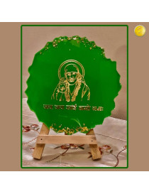 Shri Shirdi resin plate - Green