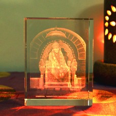 3D Crystal - Shri Shirdi Sai Temple Statue