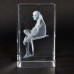 3D Crystal - Shri Sai sitting on Stone