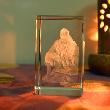 3D Crystal  - Shri Sai - Dwarkamai Photo