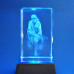 3D Crystal - Shri Sai -  Dwarkamai Photo With LED light base