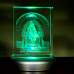 3D Crystal - Shri Shirdi Sai Temple  Statue - With LED light base