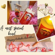 Rakhi Candle Combo