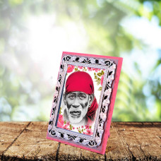 Wooden Bronze Shri Sai Frame