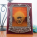 Wooden Bronze Shri Sai Photo Frame
