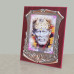 Wooden Bronze Shri Sai Photo Frame
