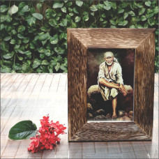 Shri Sai Elegant Wooden Photo Frame