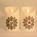 Premium Realistic LED Candle Combo (Om & Swastik)