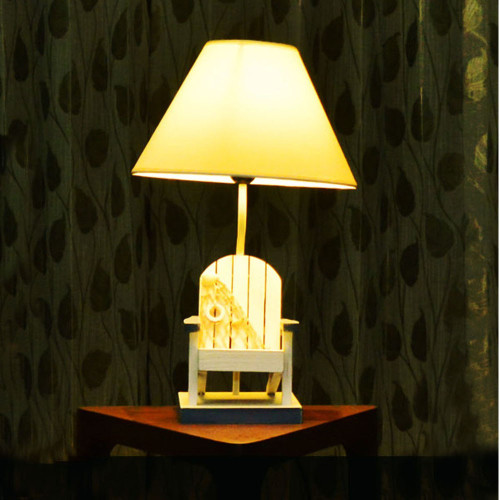 Unique Table Lamp with a Chair base