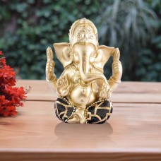 Shri Ganesh Idol Gold Matt finished
