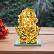 Shri Ganesha Idol  Gold finished