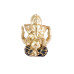 Shri Ganesh Idol Gold Matt finished