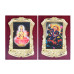 Shri Ganesh & Lakshmi ji golden small frames Set