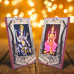 Shri Ganesha & Lakshmi  ji bronze  frame set