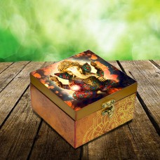 Shri Ganesha Wooden Curio Box