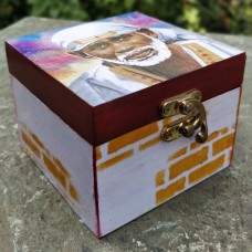 Shri Sai Wooden Curio Box
