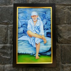 Shri Shirdi Sai Baba Printed On Canvas