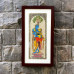 Radha Krishna Tussar Silk Art Frame