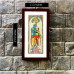 Radha Krishna Tussar Silk Art Frame