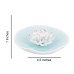 Ceramic handmade Lotus Incense Burner - Beautiful baby blue base