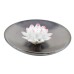 Ceramic handmade Lotus Incense Burner - Classic black  base