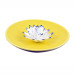 Ceramic handmade Lotus Incense Burner - Butter yellow ceramic base