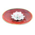 Ceramic handmade Lotus Incense Burner  - Pigment red base brown hues