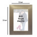 Metal Photo Frame (Golden)
