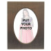 Metal Oval Photo Frame (Golden)