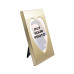 Metal Heart Photo Frame (Golden)
