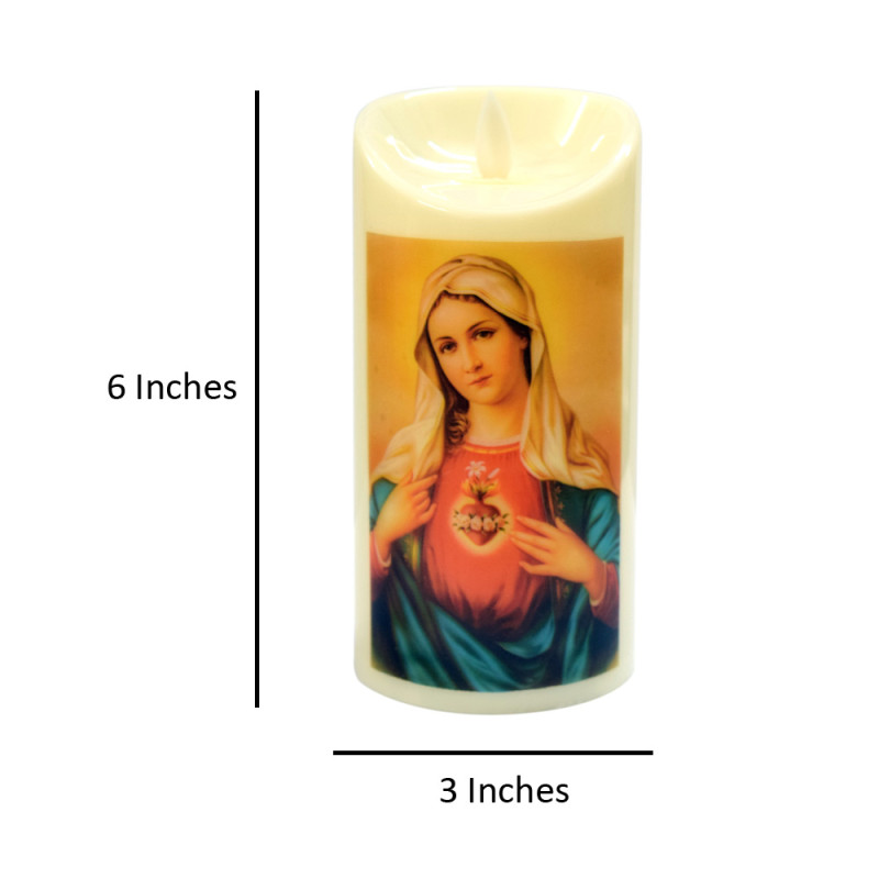 Mother Mary Candle, Virgin Mary, Madonna, Mama Mary, Mary Candle, Mary Mother  Candle, Pillar Candles, Gift, Scented Candle, Catholic Candle 