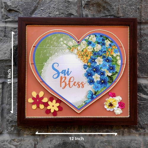 Framed Heart Wall Plaque