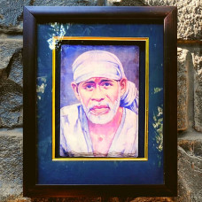 Shri Sai Framed Ceramic Photo