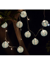  Paper Lamp with Led String Lights ( Set of 10)