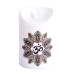 Premium Realistic LED Candle Combo (Om & Swastik)