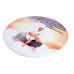 Round Metal Magnetic Sticker