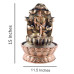 Shirdi Sai Blessing Led Table Fountain (Copper Color)