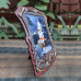 Wooden Bronze Shri Sai Photo Frame