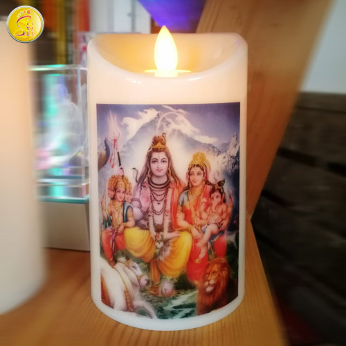 Shiv Parivar Candle LED Realistic