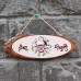 Sai Baba Wood Slice 