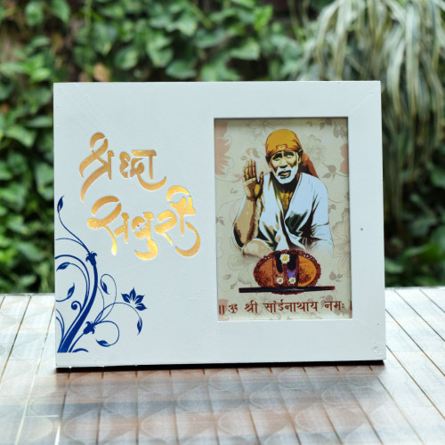 Led Wooden Photo Frame (Sharaddha Saburi)