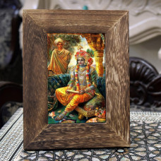 Shri Krishna Wooden Photo Frame