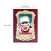 Wooden Golden Shri Sai Small Photo Frame